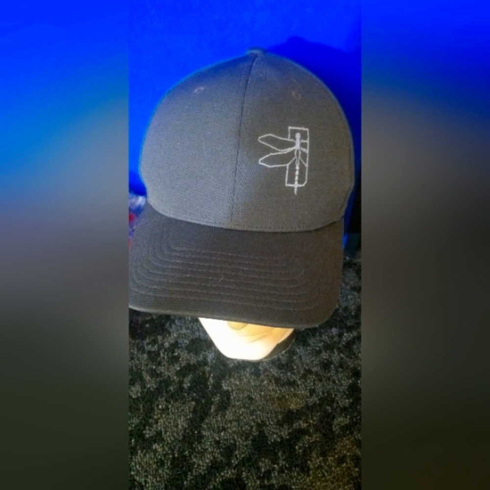 Black Baseball Cap with Minimalist Logo - Men Accessories